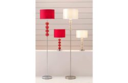 Collection Pebble Glass Floor Lamp - Champagne.